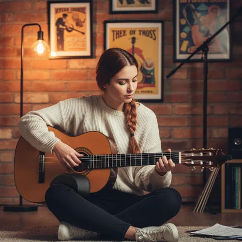 Miniatura 4 de Cojín de esponja de equilibrio para guitarra clásica, resonador de apoyo, color negro