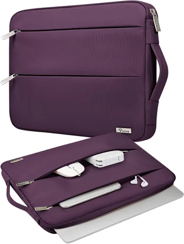 Miniatura 6 de Funda para Laptop Voova de 13 13.6 Pulgadas Compatible con MacBook Air 13 M1/M2/M3/M4, MacBook Pro 13/14, iPad Pro 13, Bolsa de Computadora delgada
