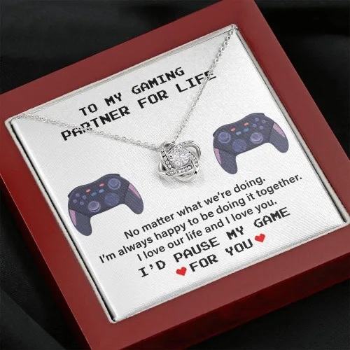 Miniatura 2 de To My Gaming Partner For Life, I'd Pause My Game For You Regalo para esposa, regalo para novia, regalo para ella, regalos de Navidad para ella
