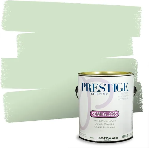 Miniatura 100 de PRESTIGE Pintura exterior e imprimación en uno, aloe, plano, 1 galón