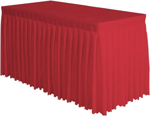 Miniatura 9 de Surmente Mantel de poliéster de 14 pies para bodas, banquetes o restaurantes (negro)