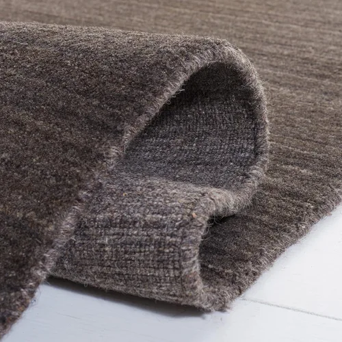Miniatura 7 de SAFAVIEH Himalaya Collection - Alfombra decorativa, 3 x 5 pies, carbón, lana hecha a mano, ideal para zonas de alto tráfico en entrada, sala