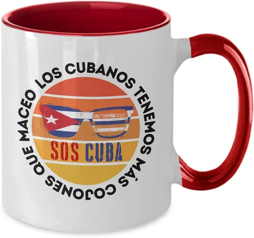 Miniatura 2 de Cojones Cubanos - Soy Cuba - Cafecito de Cuba taza de café