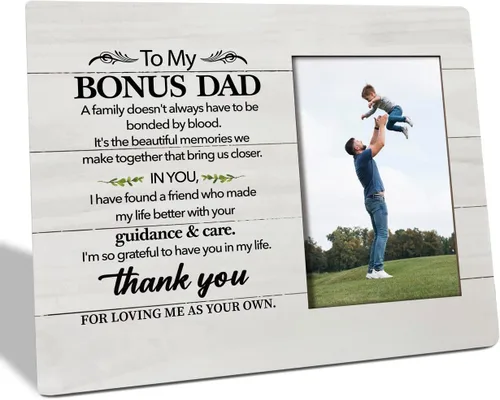 Miniatura 8 de Regalos para papá: placa de marco de fotos, feliz día del padre, divertido marco de fotos, regalo ideal para papá de hija o hijo