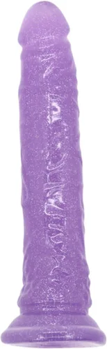 Miniatura 2 de Consolador de gelatina con purpurina brillante de 7.5 pulgadas