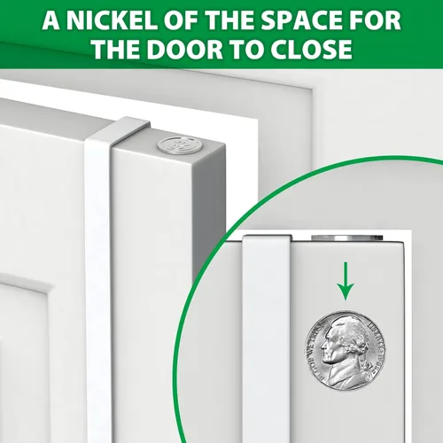 Miniatura 6 de Booda Brand Ganchos para Puerta de 14", Paquete de 4 Ganchos Colgadores Anchos Mejorados que se Ajustan a Puertas de 1-3/4" y 1-3/8" de Ancho