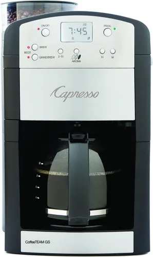 Miniatura 2 de Capresso 464.05 CoffeeTeam GS - Cafetera digital de 10 tazas, color negro, 15.5 x 9.5 x 9.75 pulgadas y 4640.93, paquete de 3 filtros de agua