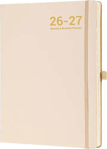 Miniatura 17 de Agenda 2026 – Agenda semanal y mensual 2026, enero de 2026 a diciembre de 2026, 8.5 x 11 pulgadas, cubierta de cuero 2026 con papel grueso, bolsillo