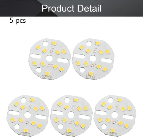 Miniatura 4 de Utoolmart Bombilla LED con chip 2835, 300 mA, 5 W, módulo montado en superficie, bombilla de chip de 120 lm de brillo, chip de fuente de luz