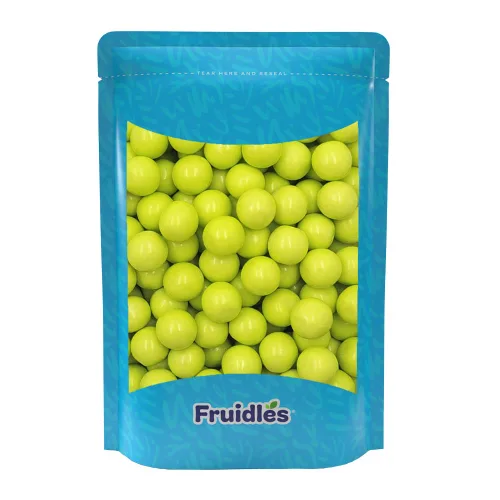 Miniatura 5 de Fruidles Limeade - Bolas de goma de mascar saborizadas para bufé, recambios de tamaño de máquina, certificado Kosher Parve, 1 pulgada (2 libras)