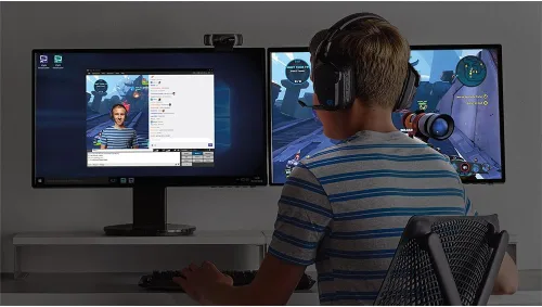 Miniatura 2 de Logitech Cámara web Pro Stream de 1080p para transmisión y grabación de video HD a 1080p 30FPS