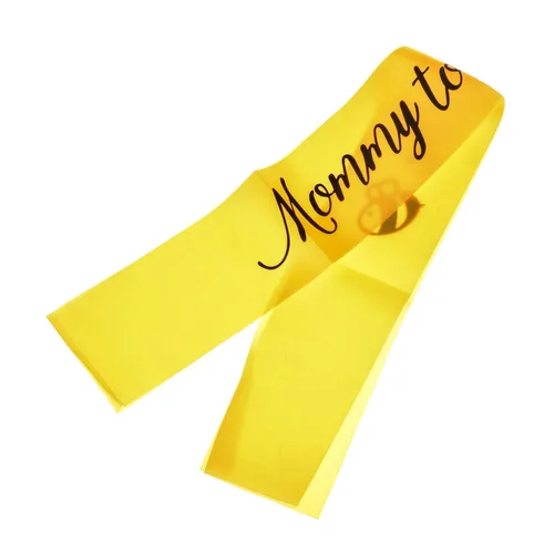 Miniatura 23 de Faja de maternidad para baby shower, juego de pines de ramillete para mamá para ser papá para ser padre (girasol amarillo)