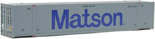 Miniatura 6 de Walthers SceneMaster HO Modelo a escala de Alaska Marine Lines (verde, amarillo) 53' Singamas Corrugado Side Container