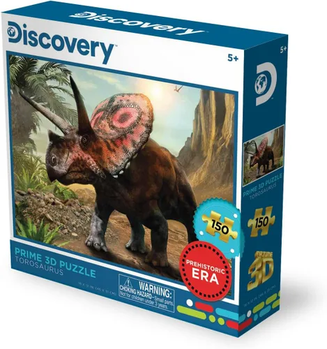 Miniatura 2 de Prime 3D Discovery Dinosaurios Rompecabezas 3D de 150 piezas para niños Tamaño acabado de 18 x 12 pulgadas Desafiante y divertido