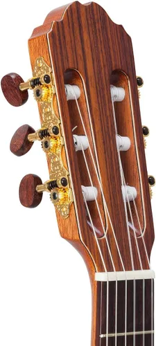 Miniatura 4 de Kremona Verea - Guitarra acústica y eléctrica de nailon - 1.890 in de ancho de cuello - Hecho a mano en Europa - Bolsa acolchada incluida