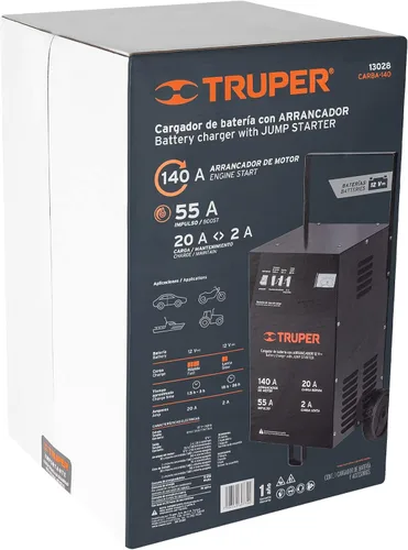 Miniatura 4 de TRUPER CARBA-140 Cargador de batería de coche de 12 V/140 Amp