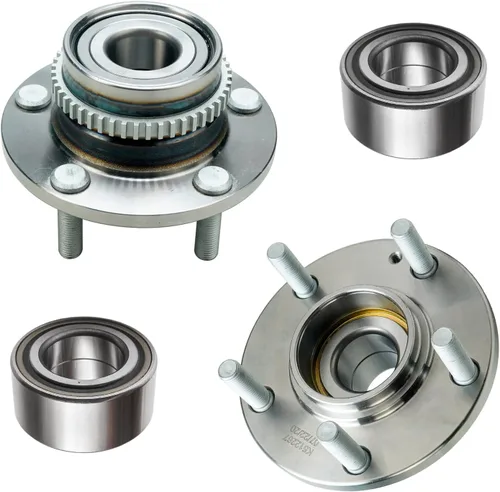 Miniatura 62 de Detroit Axle - Kit de extremo delantero RWD para Chrysler 300 Dodge Challenger Charger Upper Lower Control Arms rótulas de rodamiento de rueda Bujes