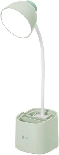 Miniatura 7 de Fantasee Lámpara LED de escritorio, 3 modos de iluminación, regulable al tacto, 9 de brillo, lámpara de mesa con batería recargable con soporte