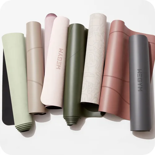 Miniatura 5 de WeGym Esterilla de yoga, esterilla de ejercicios de 4 mm acolchada para yoga, pilates, entrenamientos en casa - Esterilla de yoga de ante de Jade