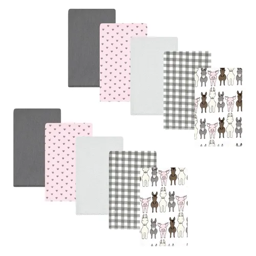 Miniatura 330 de Hudson Baby - Paños unisex de franela de algodón para bebé, bosque, talla única