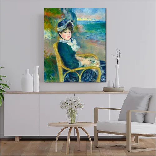 Miniatura 298 de A&T ARTWORK Campo de trigo con cipreses de Van Gogh Las reproducciones de arte clásico mundial, impresiones en lienzo giclée para decoración