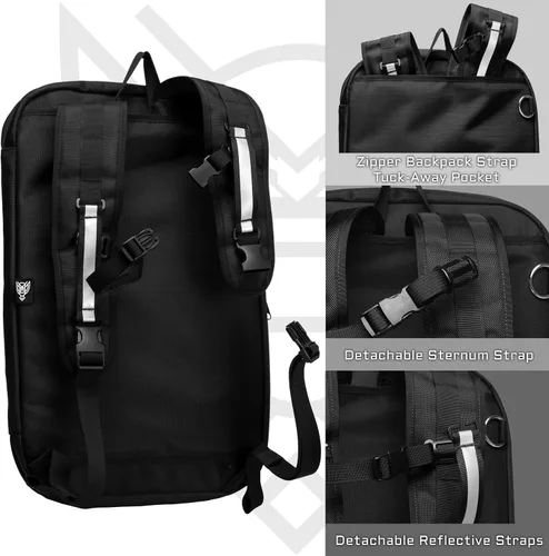 Miniatura 5 de Xtreme Sight Line Bolsa FLEX Faraday para laptops, tabletas y dispositivos electrónicos de tamaño medio ~ Tracking/Hacking Defense ~ Rojo
