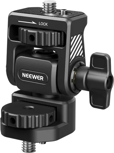 Miniatura 10 de NEEWER Soporte para monitor de cámara con zapata fría, tornillo antitorsión de 1/4 pulgadas para monitor de campo de 5 y 7 pulgadas, compatible