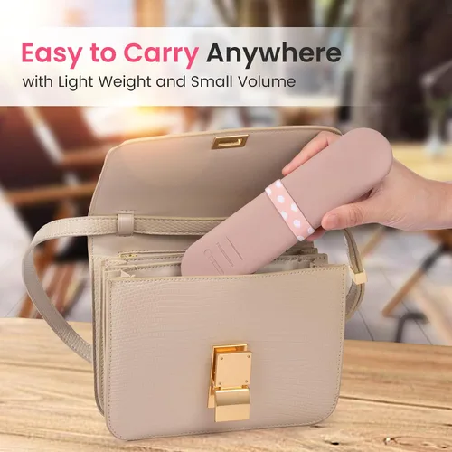 Miniatura 6 de Soporte para brochas de maquillaje de viaje, soporte de silicona moderno y portátil para brochas de cara, organizador de maquillaje, bolsa
