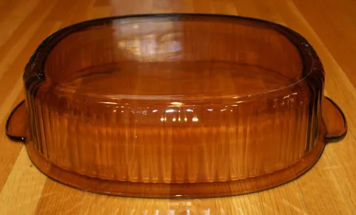 Miniatura 4 de Corning Vision Visions - Cacerola ovalada con tapa (4 L) cubierta de ámbar