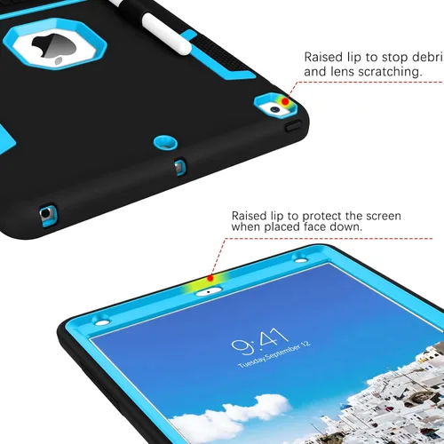 Miniatura 7 de BENTOBEN Funda para iPad de 9ª generación, funda para iPad de 8ª generación, funda para iPad de 7ª generación, iPad 10.2 2021/2020/2019, funda