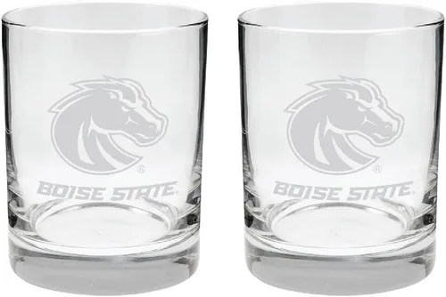 Miniatura 10 de Texas A&M Aggies - Juego de 2 vasos (2 caras), acabado satinado, roca (o whisky)