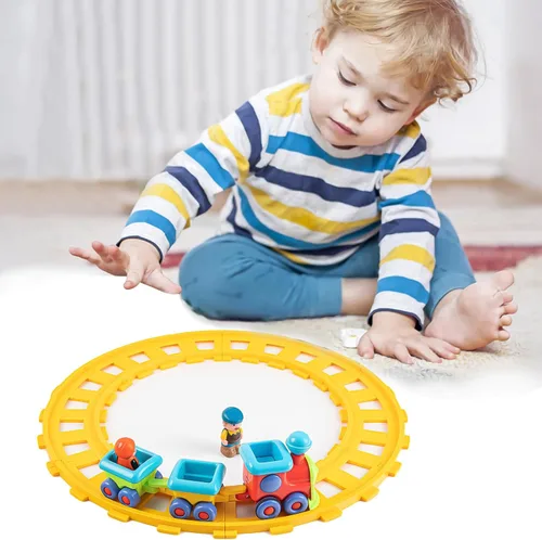 Miniatura 2 de Tren de juguete, juguetes musicales de tren eléctrico, juegos de tren eléctrico para niños, pistas de tren, juegos de tren adecuados para niños de 1