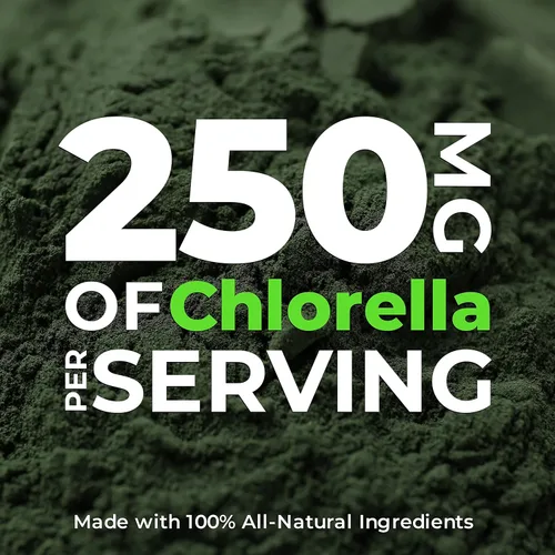 Miniatura 2 de Tabletas orgánicas de Chlorella de 400 unidades Suplemento de clorofila de alta potencia Chlorella Pyrenoidosa pura Pared celular rota