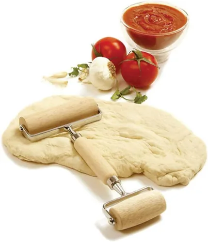 Miniatura 2 de Norpro Rodillo de madera para pastelería/pizza 4.25in/10.5cm