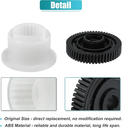 Miniatura 4 de X AUTOHAUX Caja de transferencia Engranajes del actuador del motor para BMW 323i 328i 335d 335i X3 X5 X6 2001-2013 kit de reparación servomotor