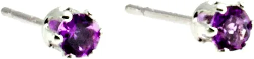 Miniatura 4 de Sterling Silver Post Stud Piercing Earrings for Cartilage Tragus Helix Multiple Piercing Hypoallergenic Birthstone Jewelry for Women