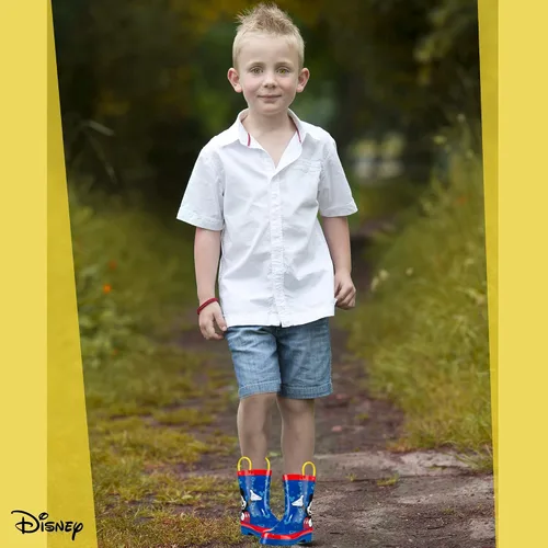 Miniatura 6 de Disney Mickey Mouse Rubber Rainboots - Attached Handles - Toddler and Little Kid
