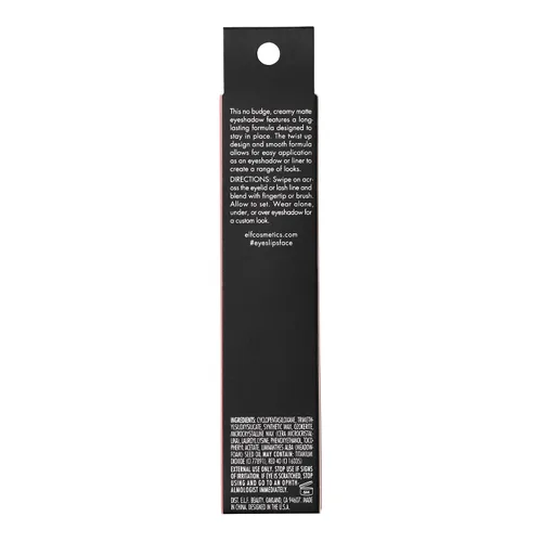 Miniatura 4 de e.l.f. No Budge - Sombra mate en barra de sombra de ojos en barra de un solo golpe, larga duración y resistente a las arrugas, acabado mate, vegano