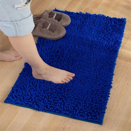 Miniatura 10 de Reyox Tapete de baño de felpilla gruesa, suave, duradero, absorbente de agua, de secado rápido, antideslizante, para cocina, baño, dormitorio, Café