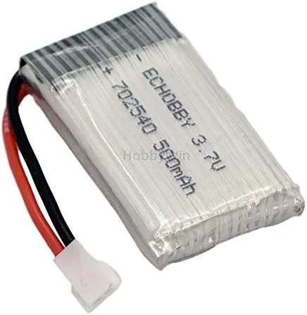 Miniatura 3 de 5 pilas LiPo MX2.0-2P de 3,7 V 500 mAh 25 C.