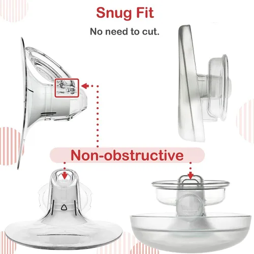 Miniatura 7 de Nenesupply Inserto de brida de 0.748 in compatible con piezas de bomba de brida Elvie Brida Elvie Stride Brida Momcozy Medela Brida Spectra Willow