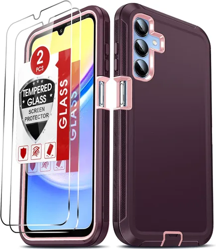 Miniatura 10 de LeYi Funda compatible con Samsumg Galaxy A05 4G: Galaxy A05 4G con resistente a los golpes, 3 en 1 de cuerpo completo, protección resistente
