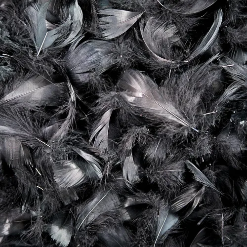 400 plumas negras, pequeñas plumas naturales para manualidades a granel, colores surtidos de 2.0-3.1 in, plumas de ganso para relleno de regalos,