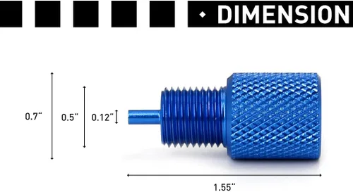Miniatura 3 de Herramienta de purga de válvula de dosificación de freno adecuada para PV2 PV4 DISC/DRUM Herramienta de purga de válvula de dosificación de freno