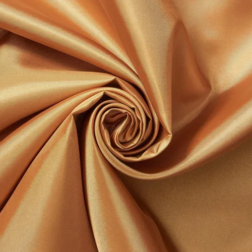 The Yard - Tela de forro de seda de poliéster de 58/60 pulgadas, ligera, Habutai de poliéster para coser ropa, accesorios y más, color dorado