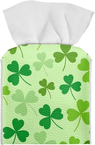 Miniatura 36 de Lindas decoraciones de ajolote con estampado de animales, caja de pañuelos de cuero, soporte de Navidad, organizador de papel de seda impermeable