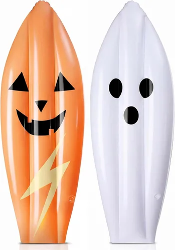 JellyArch 4 tablas inflables de surf de 36 pulgadas divertidas inflables para piscina, decoraciones de fiesta hawaiana Luau para decoración de pared