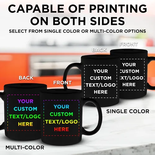 Miniatura 6 de Tazas de café de cerámica personalizadas para el Día del Padre, 11 onzas, juego de 10/50/100, paquete personalizado a granel, juego de tazas de café