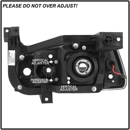 Miniatura 6 de ACANII - Para Dodge Charger NEGRO 2006-2010 Nuevos faros delanteros LED estilo tubo con proyector, lado del conductor y del pasajero