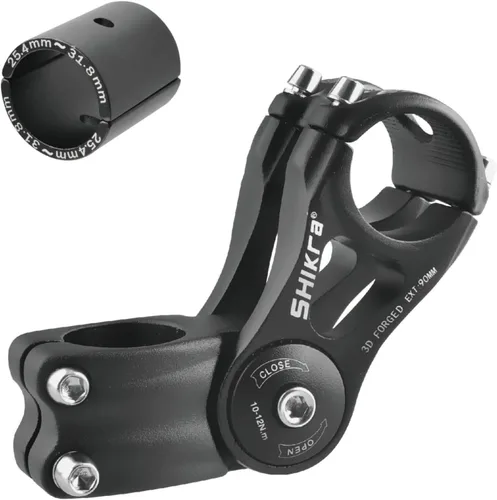 Miniatura 13 de JEELAD Bike Stem 31.8 Bicicleta Manillar Stem Bike Tenedor Extensor Manillar Corto Elevador Aleación de Aluminio para Bicicleta de Carretera MTB BMX
